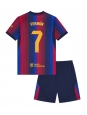 Otroške Nogometnih dresov Barcelona Fermin Lopez #7 Domači 2026-27 Kratki rokavi (+ hlače)
